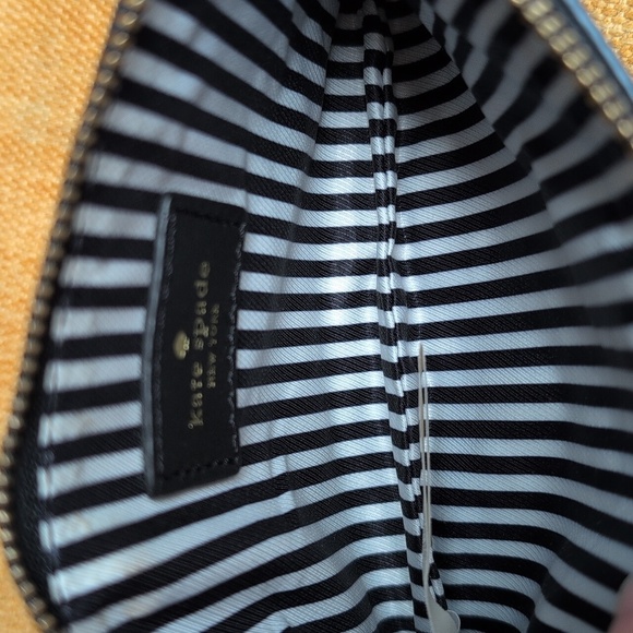 Kate Spade Leroy Street Black Pebble Leather Wristlet - Picture 6 of 7